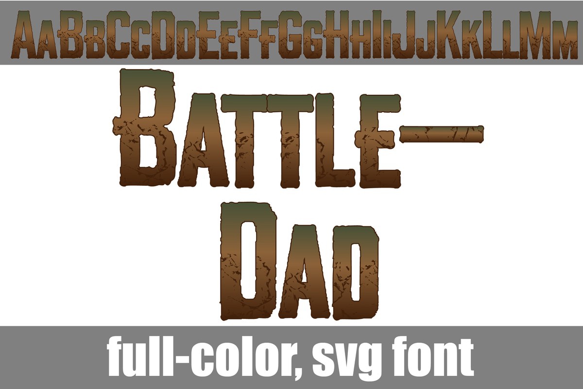 Font Battle dad CF