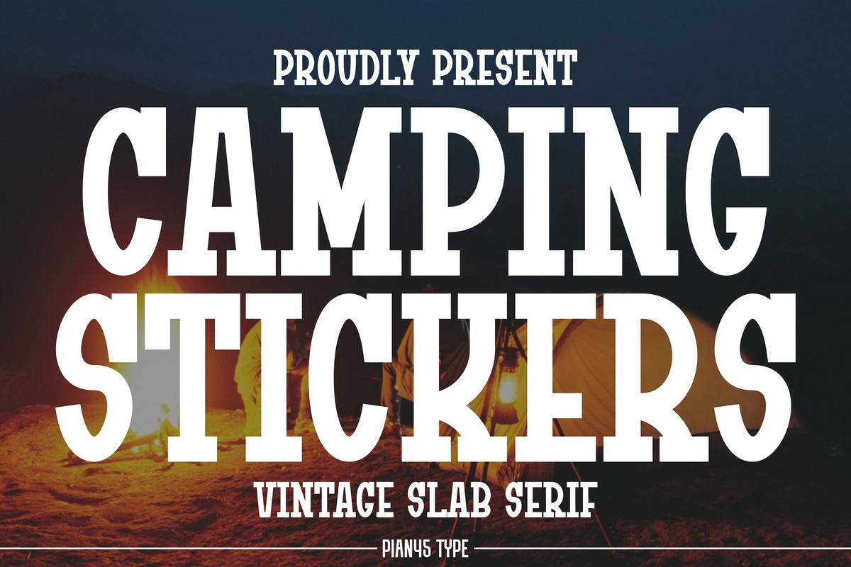 Camping Stickers