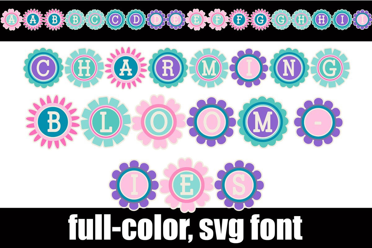 Font Charming Bloomies CF