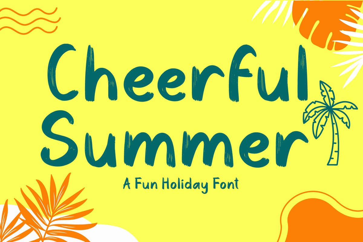 Font Cheerful Summer