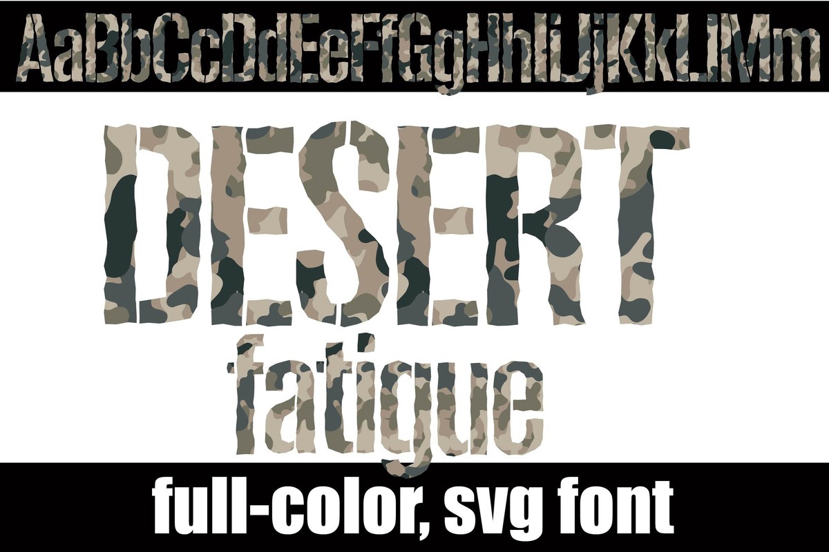 Font Desert Fatigue