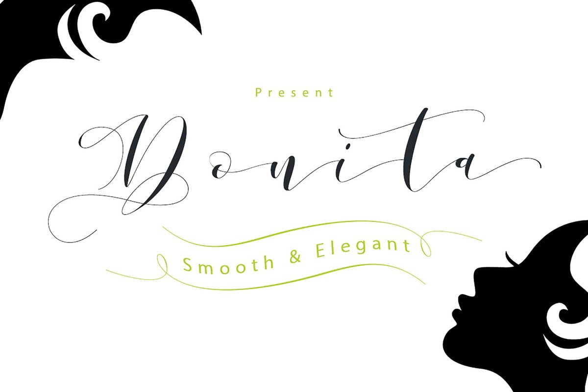 Font Donita Script