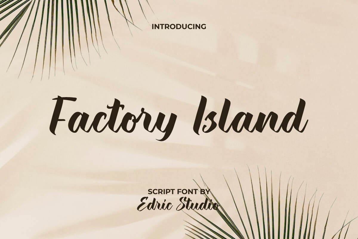 Font Factory Island