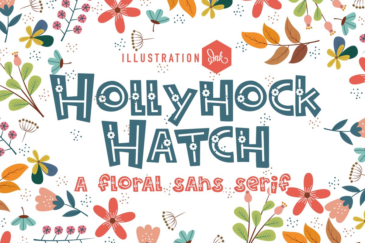 Font ZP Hollyhock Hatch