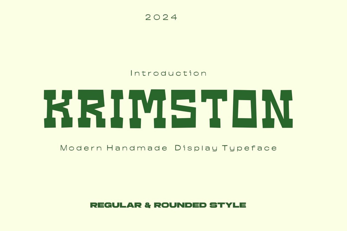 Font Krimston