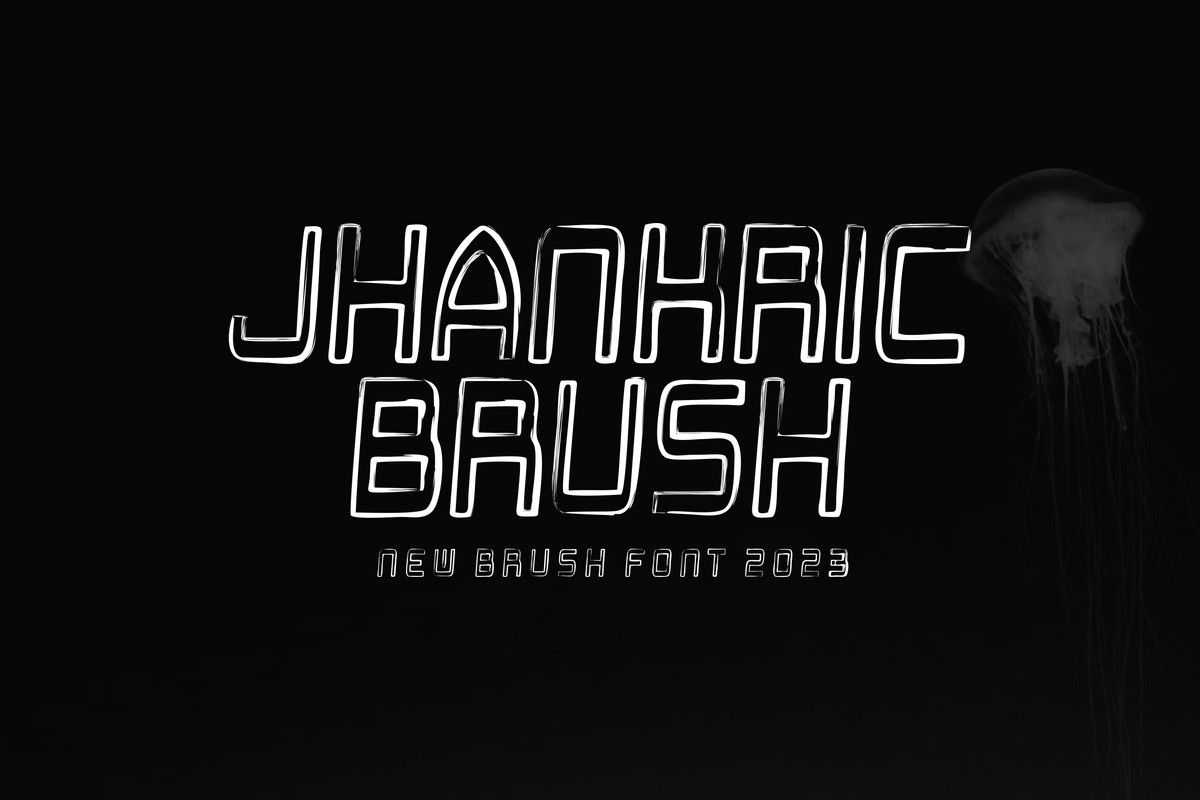 Font Jhankric Brush