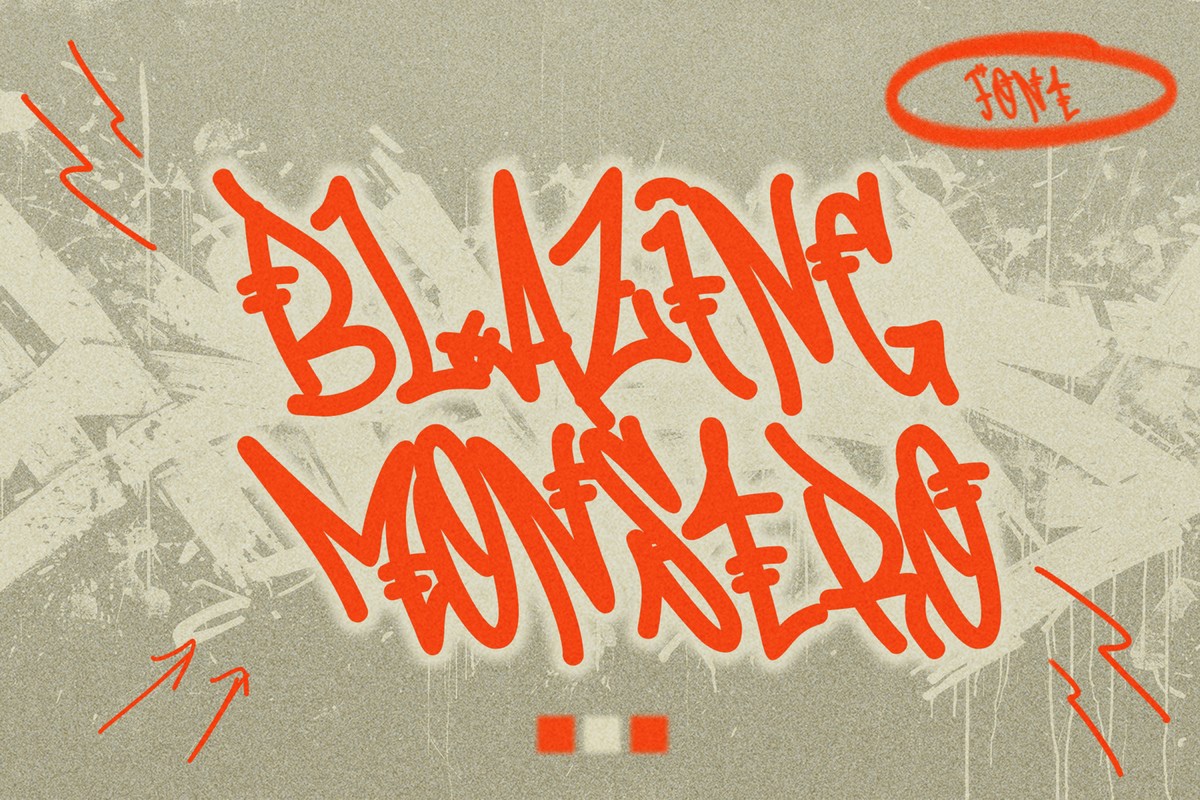 Font Blazing Monstro