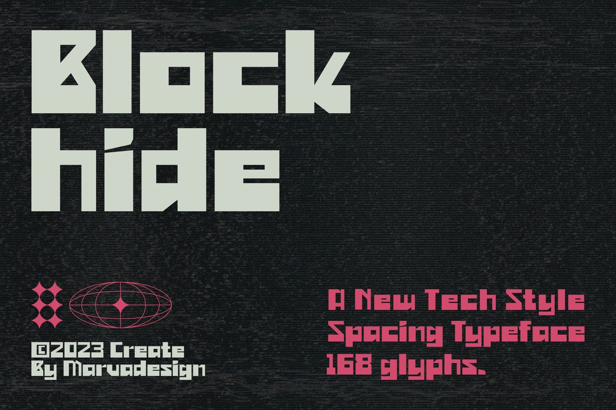 Font Blockhide