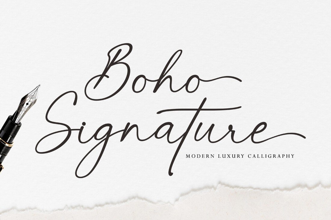 Font Boho Signature