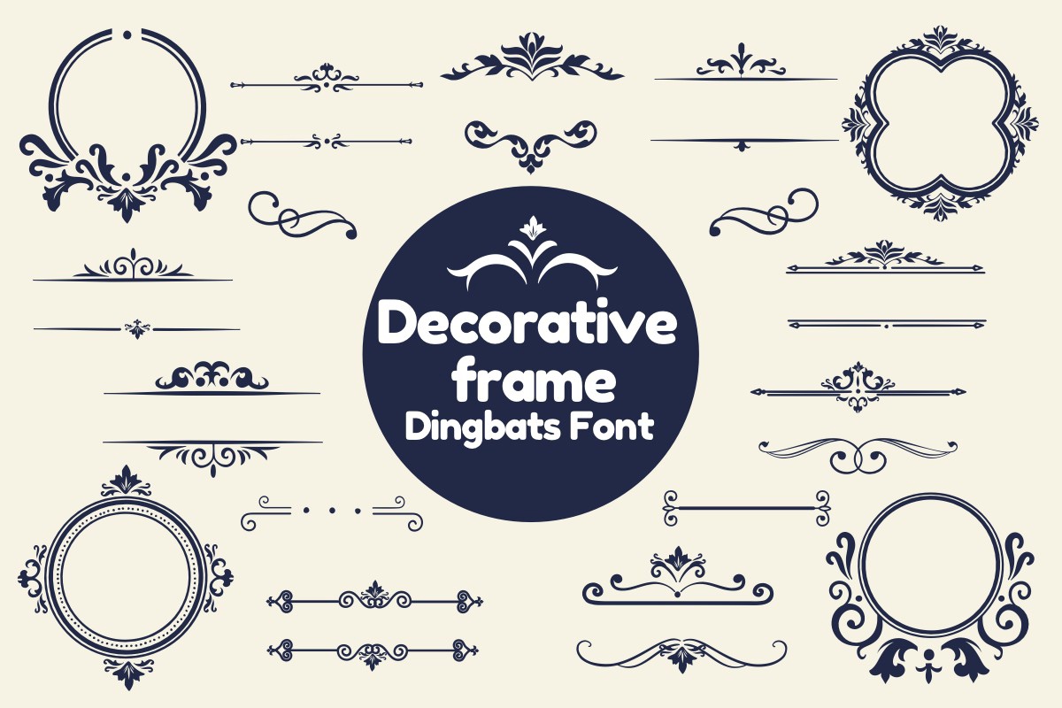 Font Decorative Frame