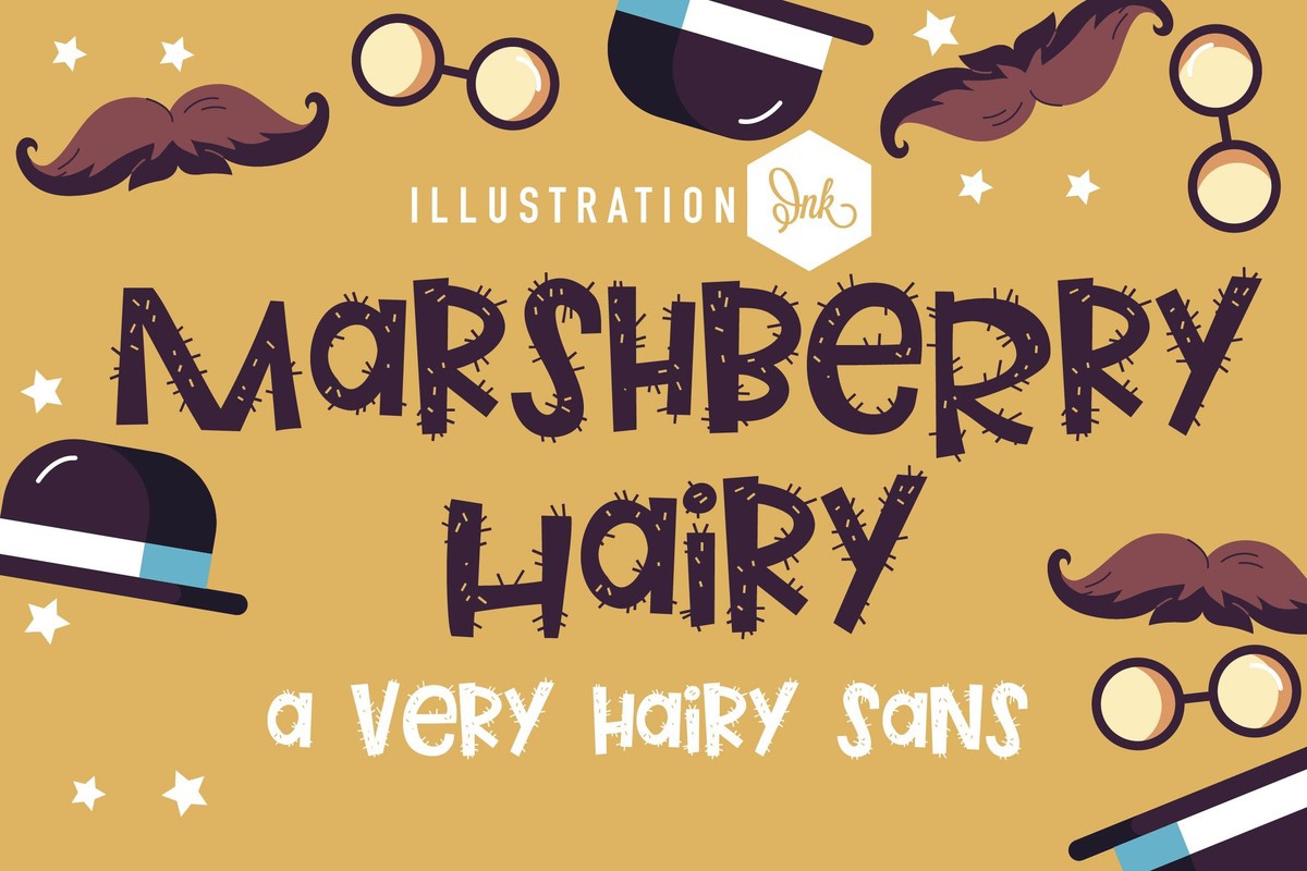 Font PN Marshberry Hairy