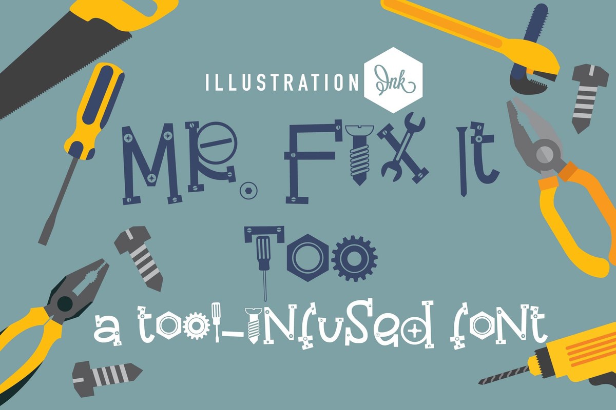 Font PN Mr. Fix It Too