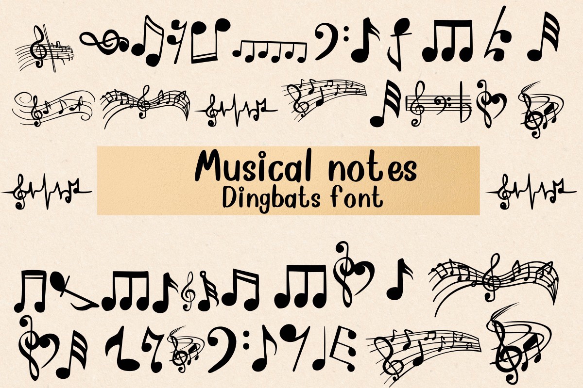 Font Musical Notes