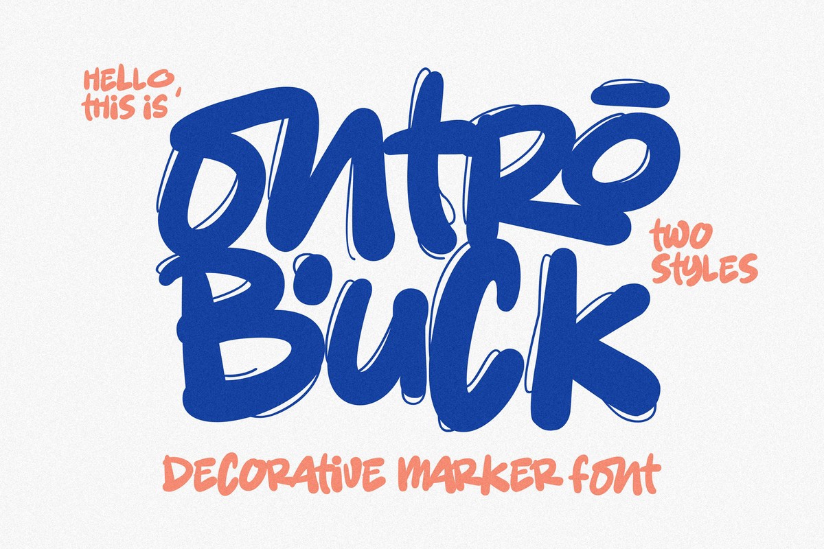 Font Ontro Buck