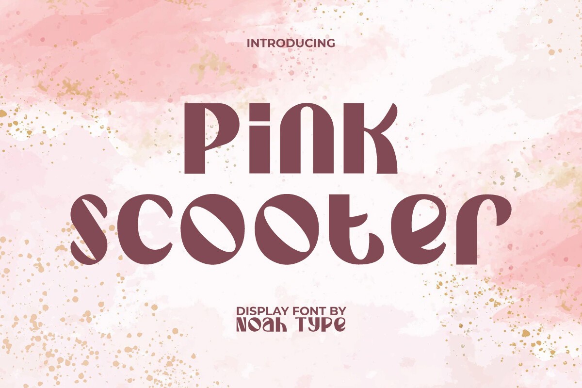 Pink Scooter