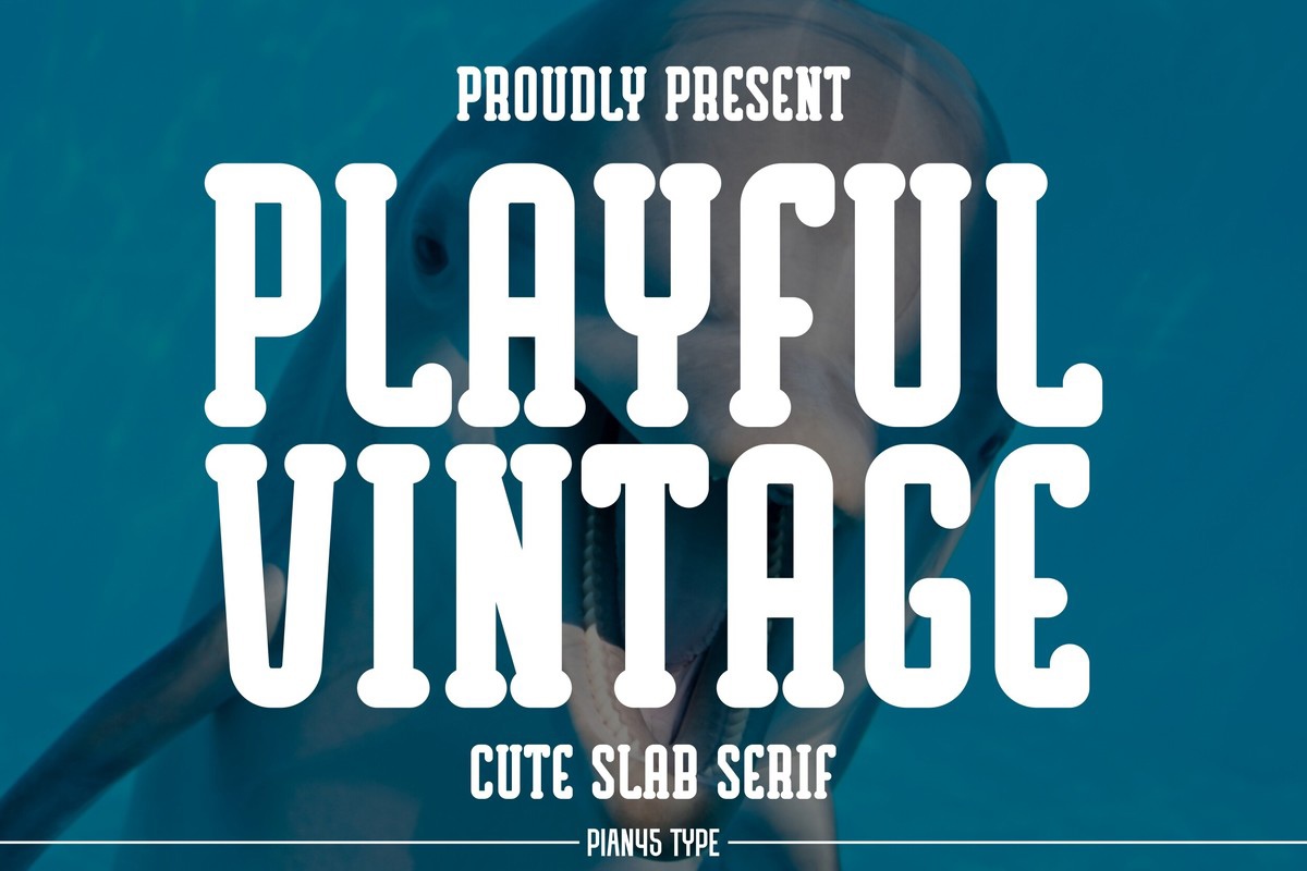 Font Playful Vintage