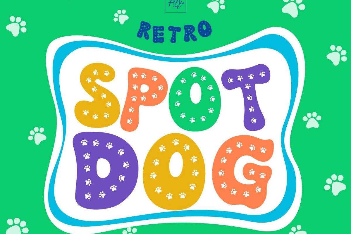 Font Retro Spot Dog