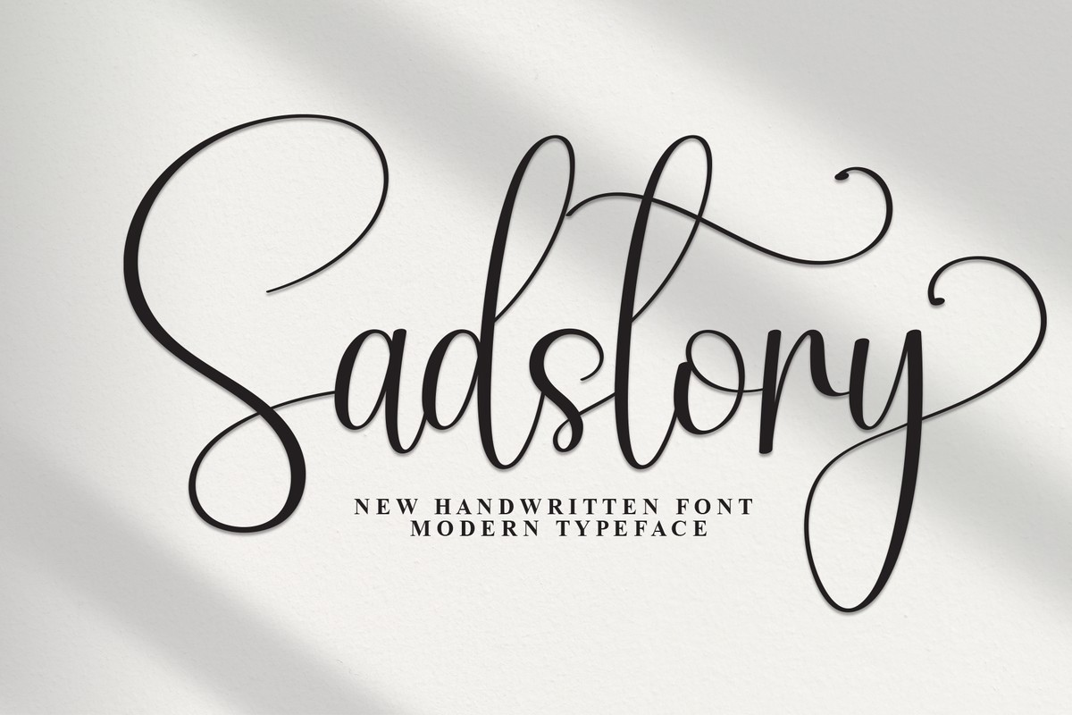 Font Sadstory