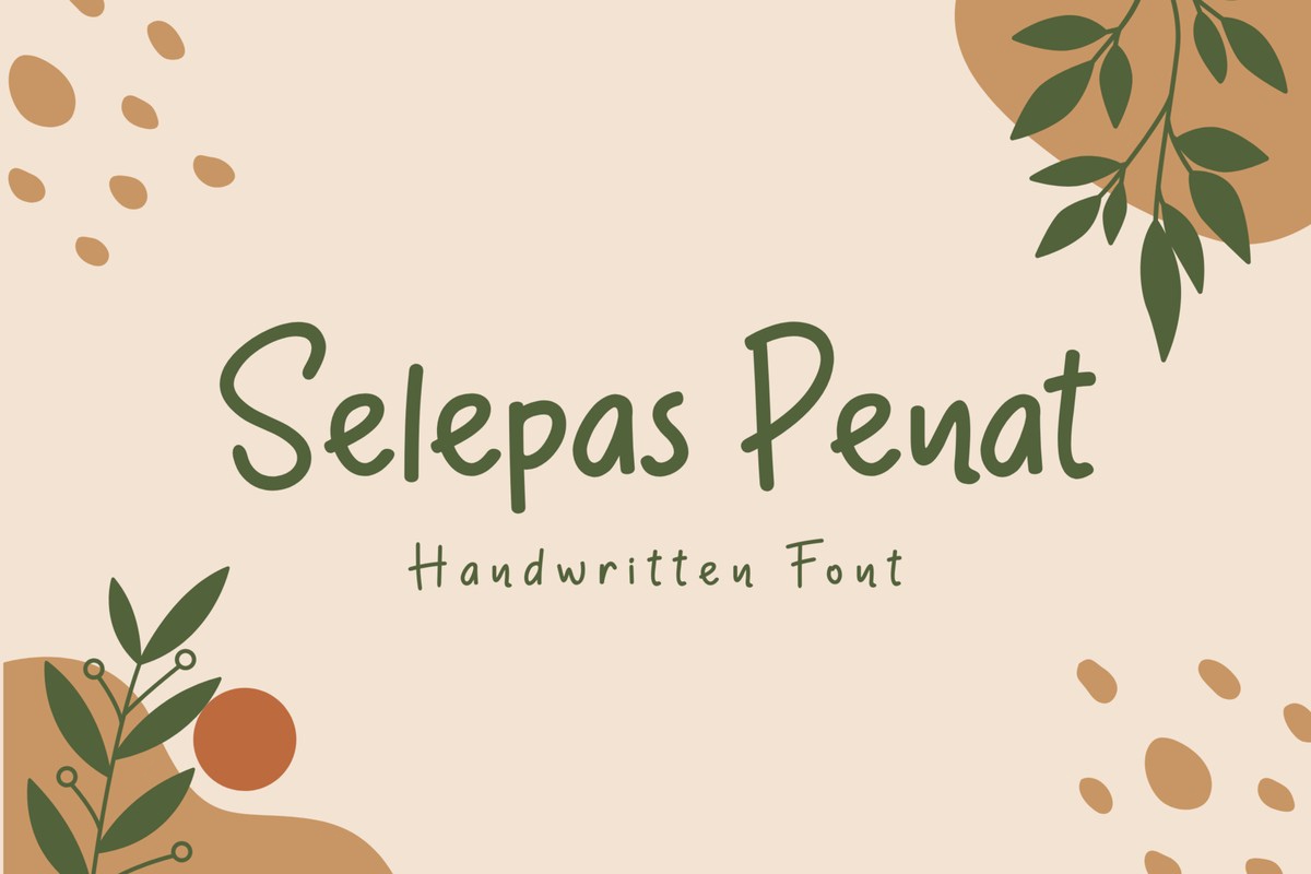 Font Selepas Penat