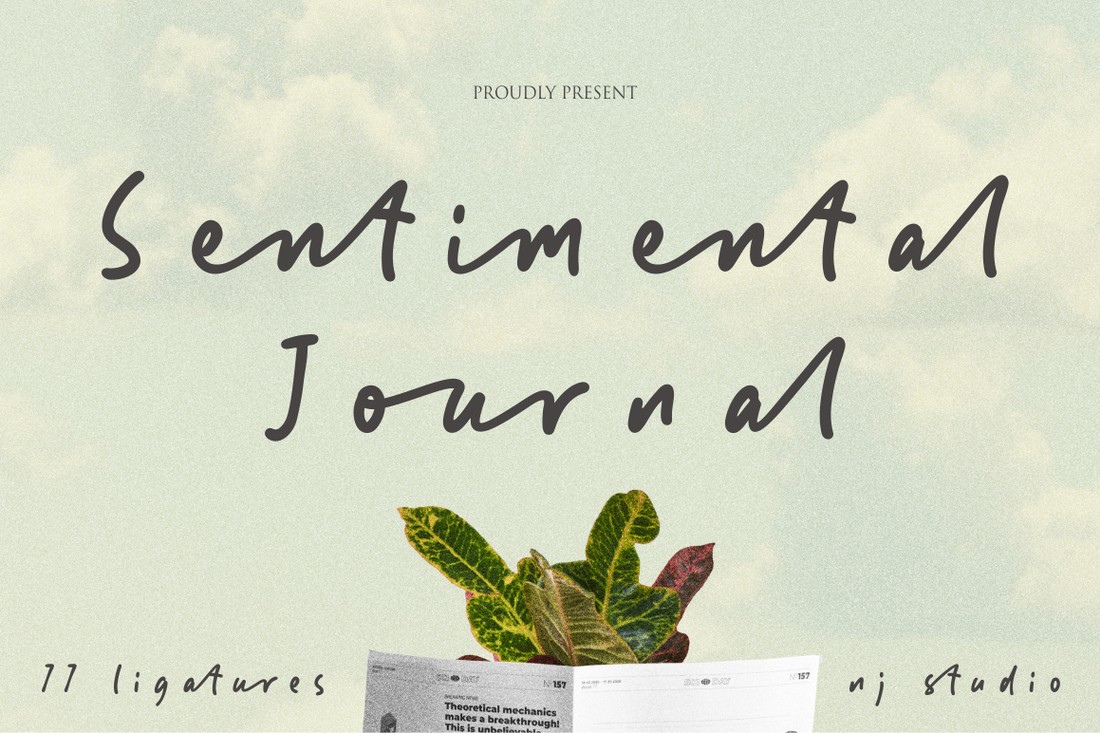 Font Sentimental Journey