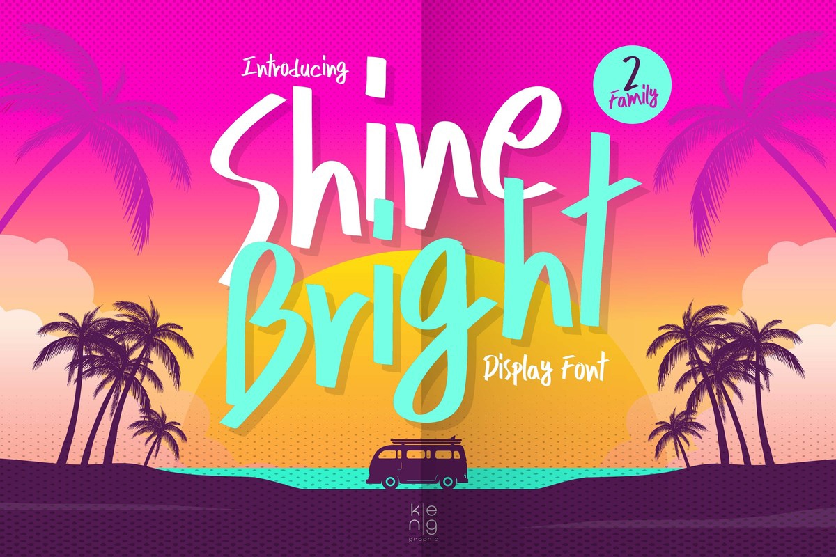 Font Shine Bright