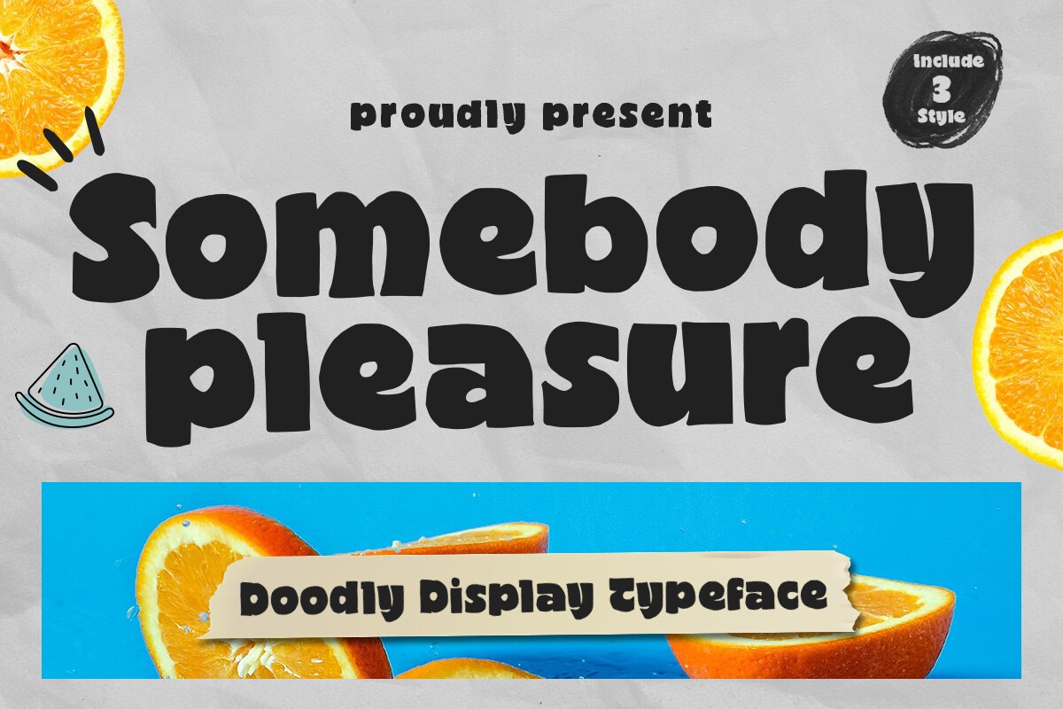 Font Somebody Pleasure