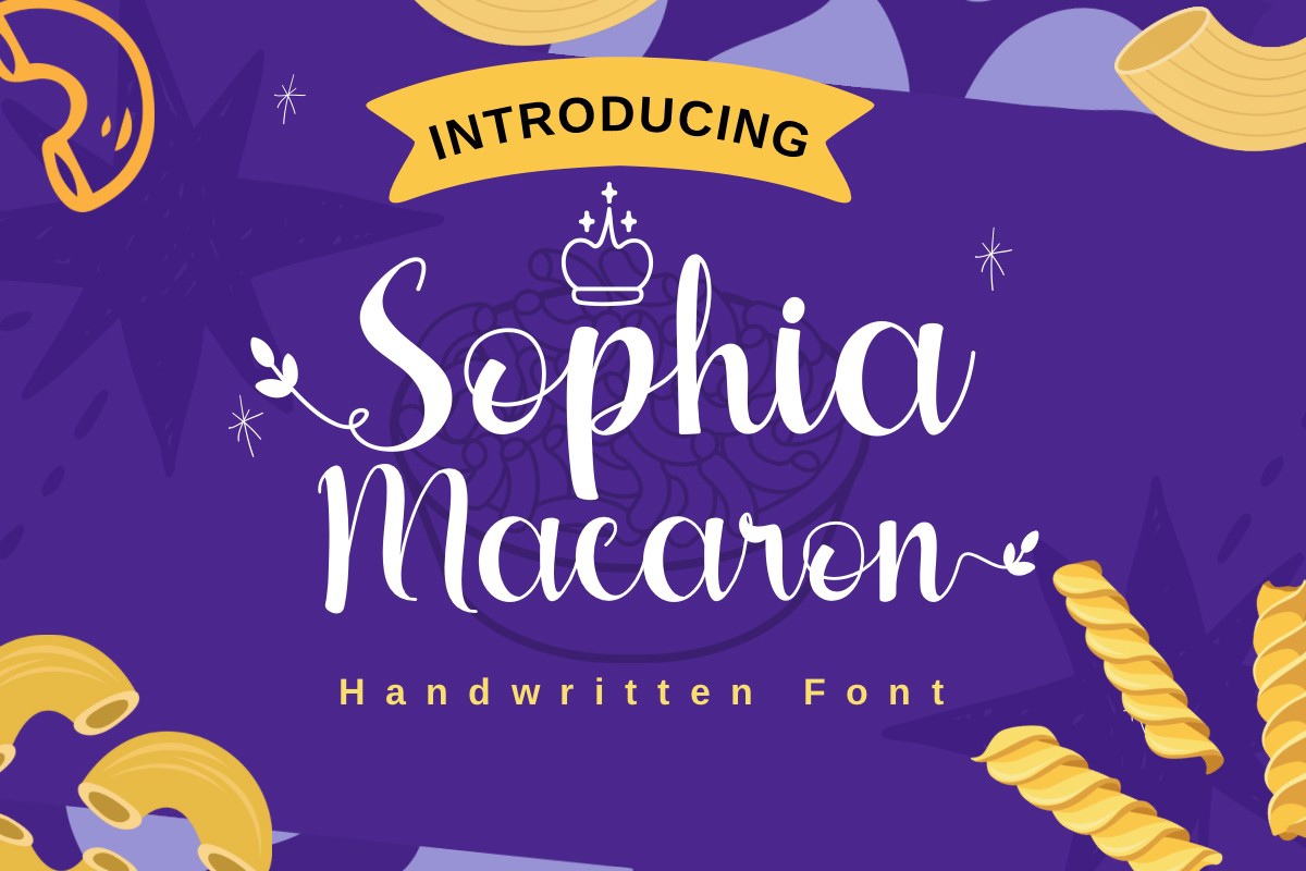 Font Sophia Macaron