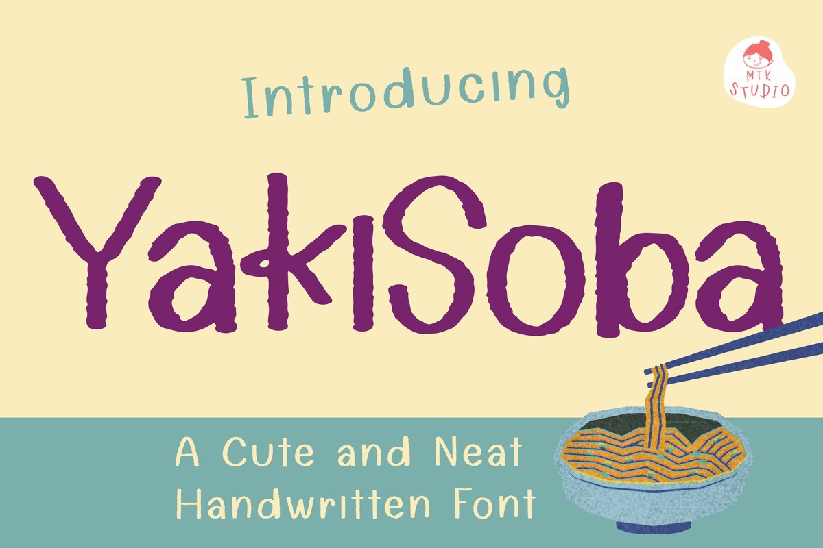 Font YakiSoba