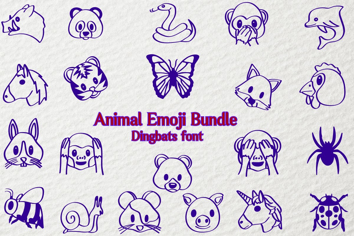 Animal Emoji Bundle