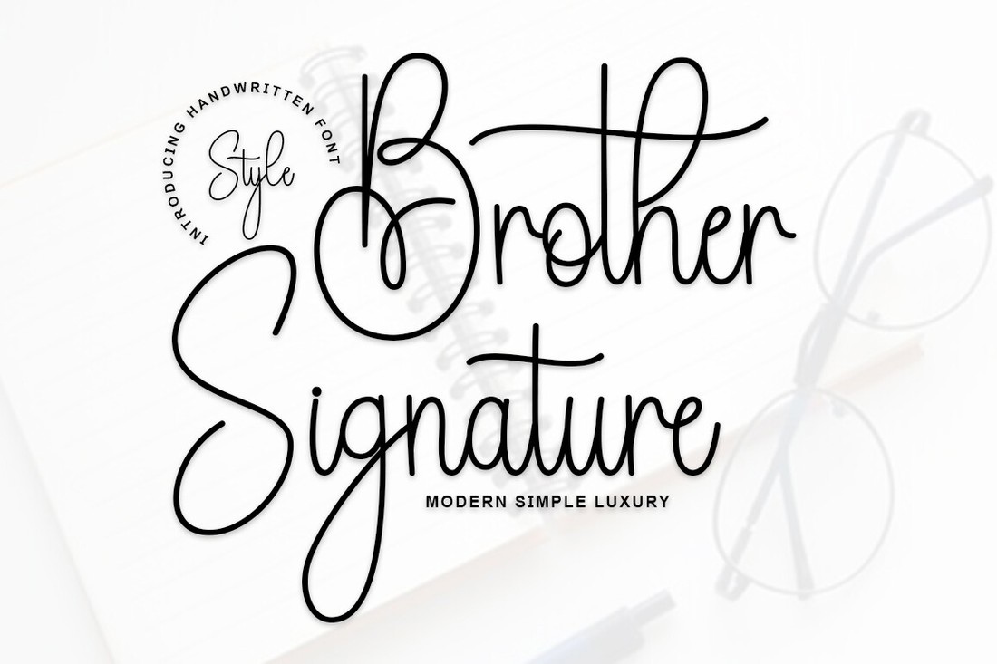 Font Brother Signature