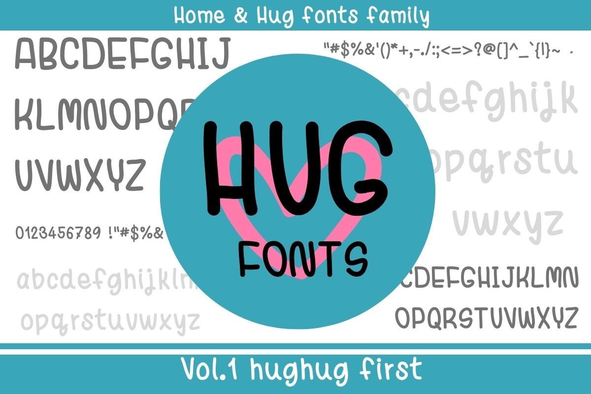 Font Hughug First