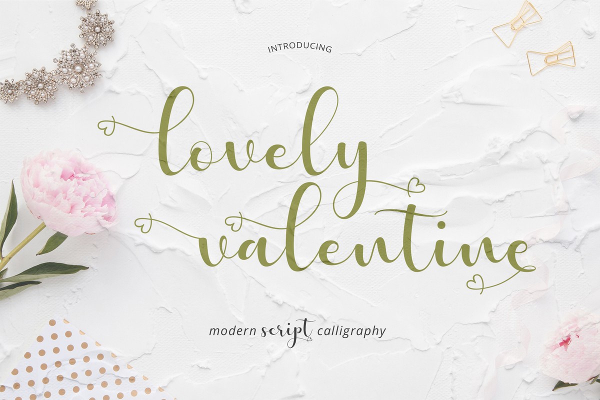 Font Lovely Valentine