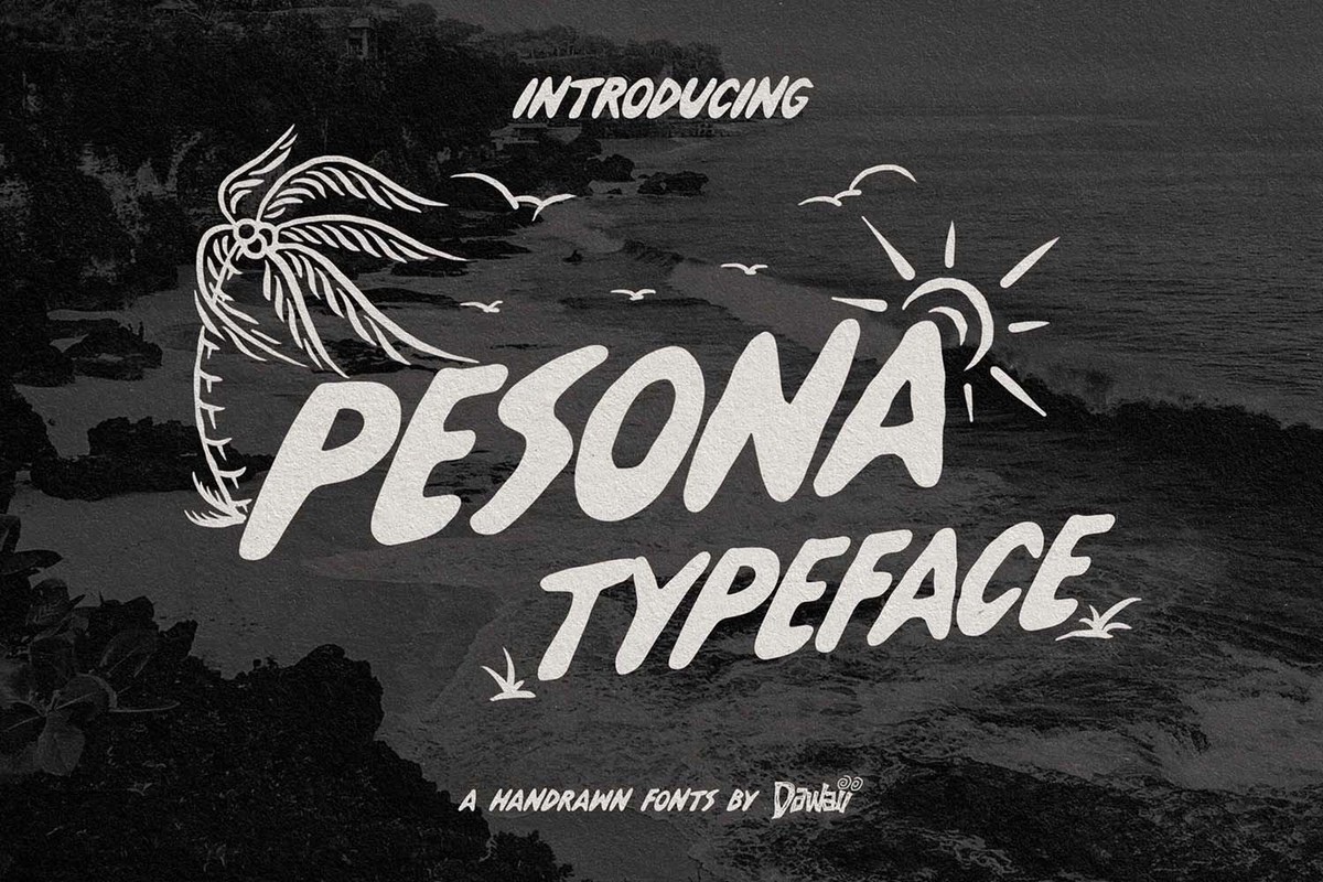 Font  Pesona Typeface