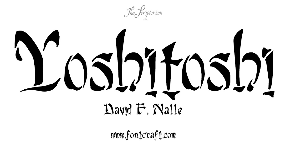 Font Yoshitoshi