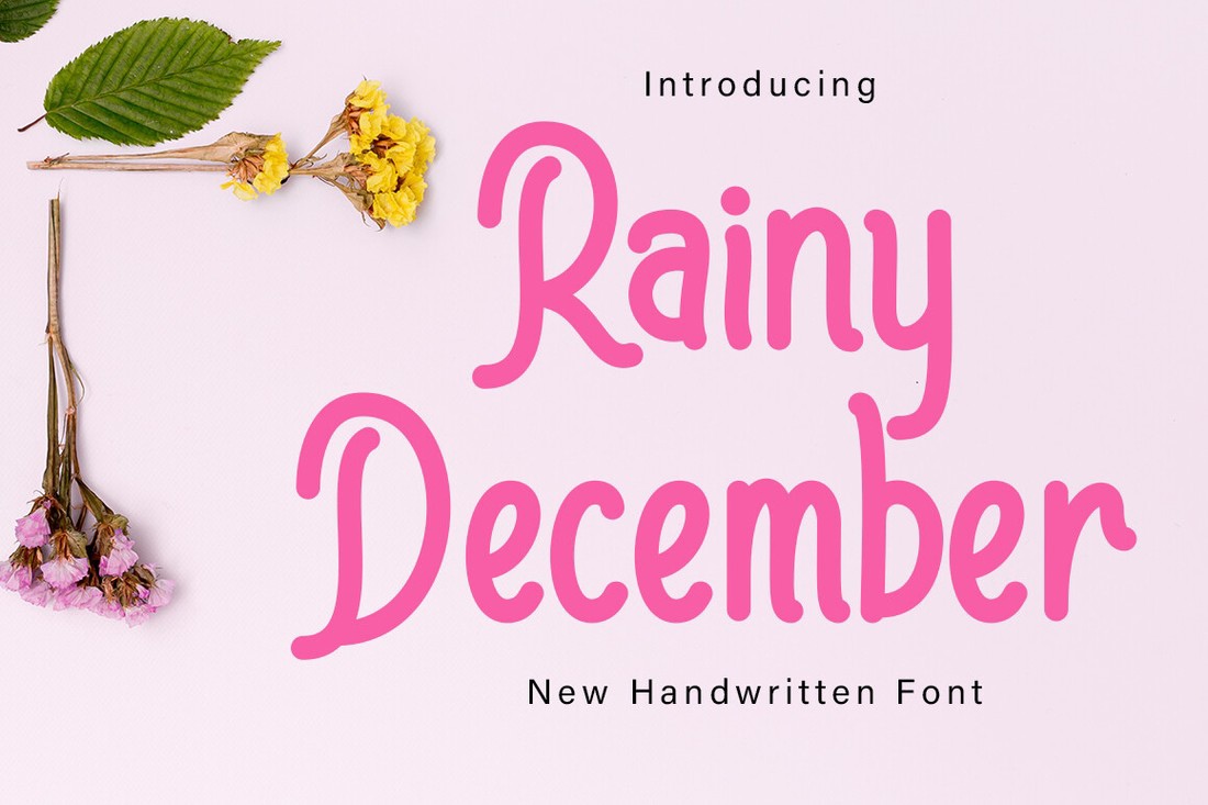 Font Rainy December