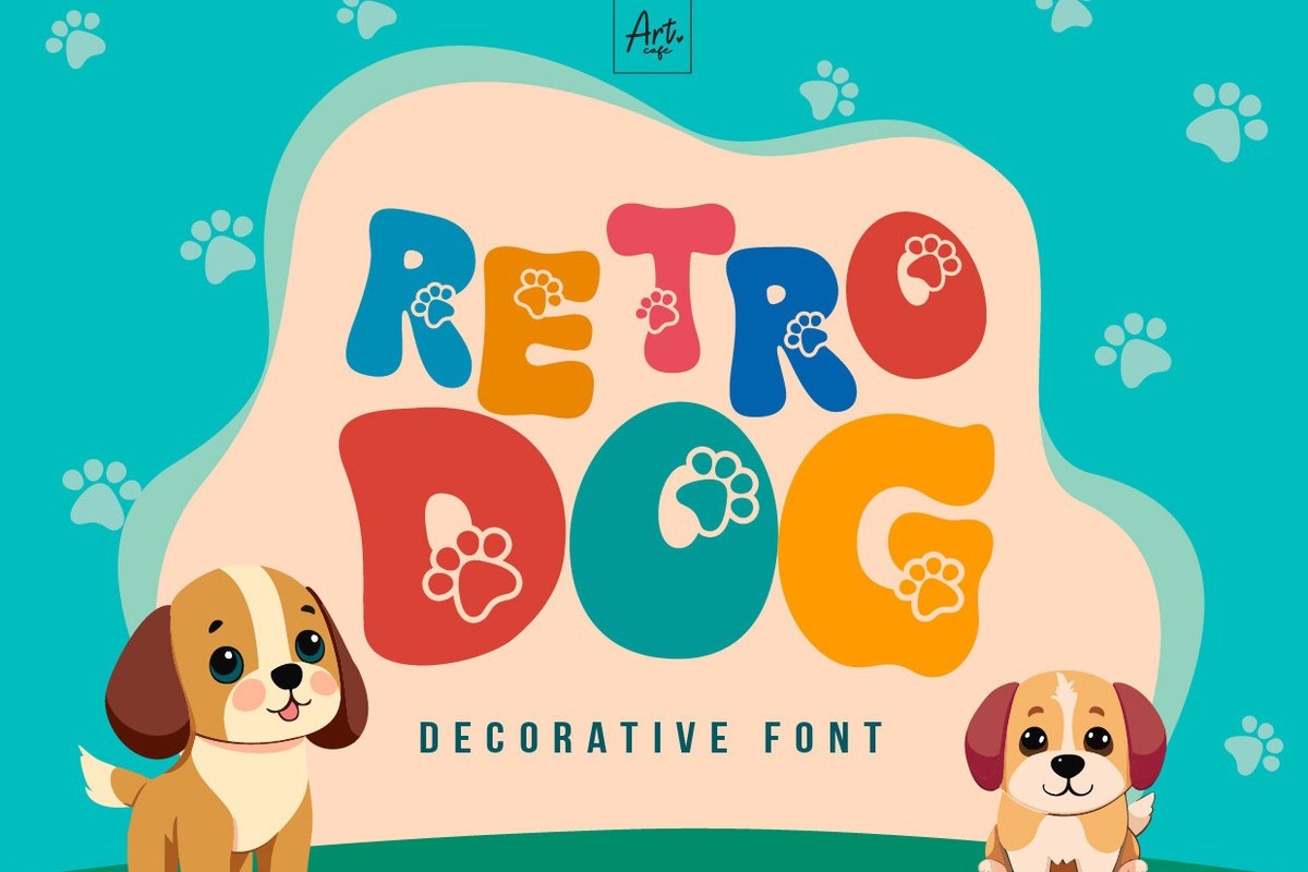 Font Retro Dog