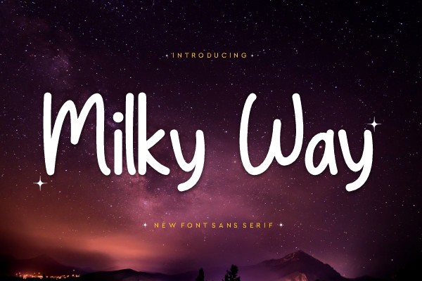 Font Milky Way