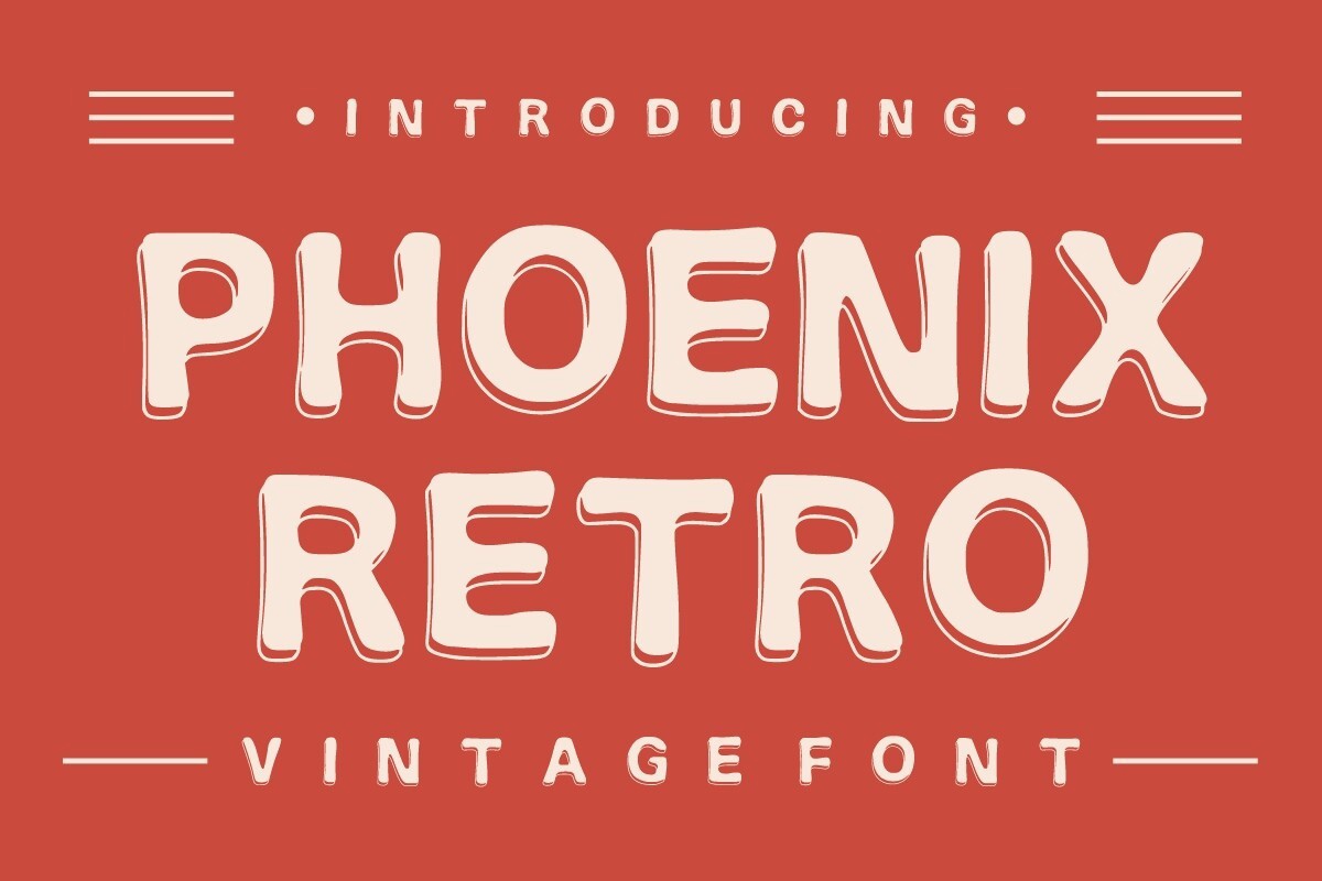 Font Phoenix Retro