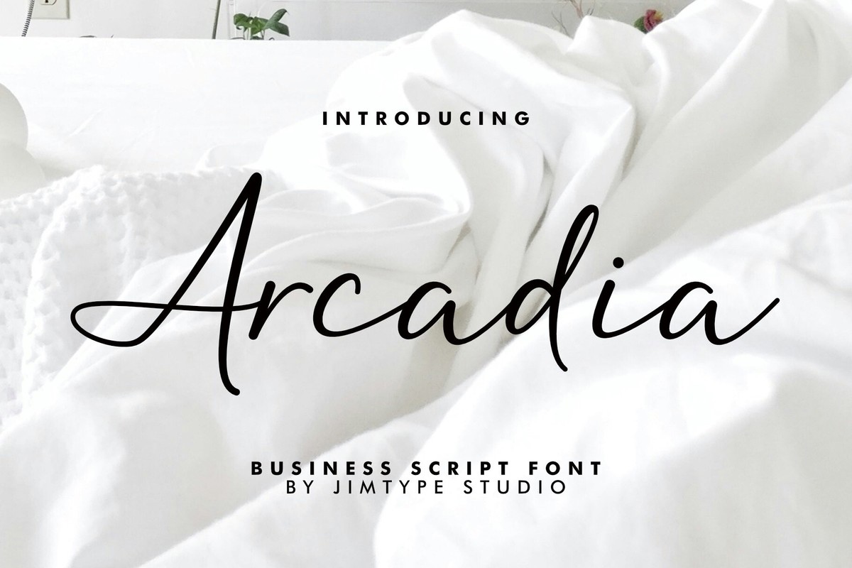 Font Arcadia Script: descargar e instalar en el WEB sitio