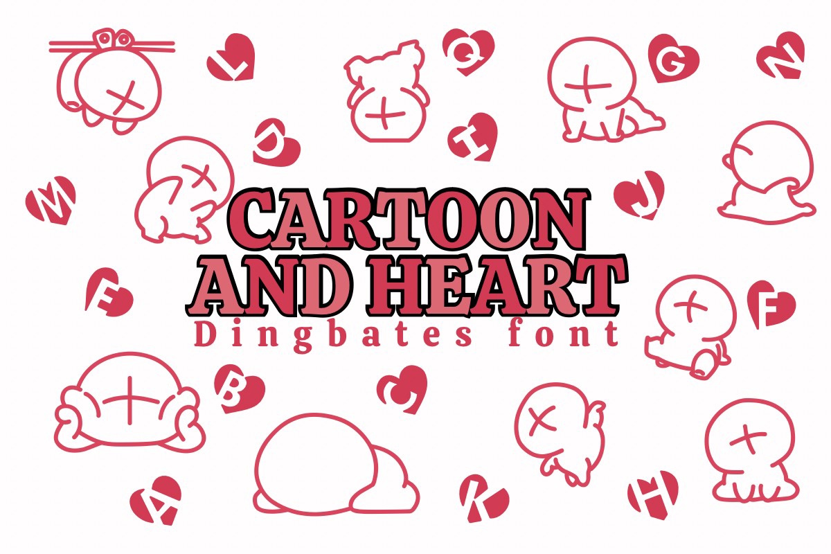 Cartoon and Heart