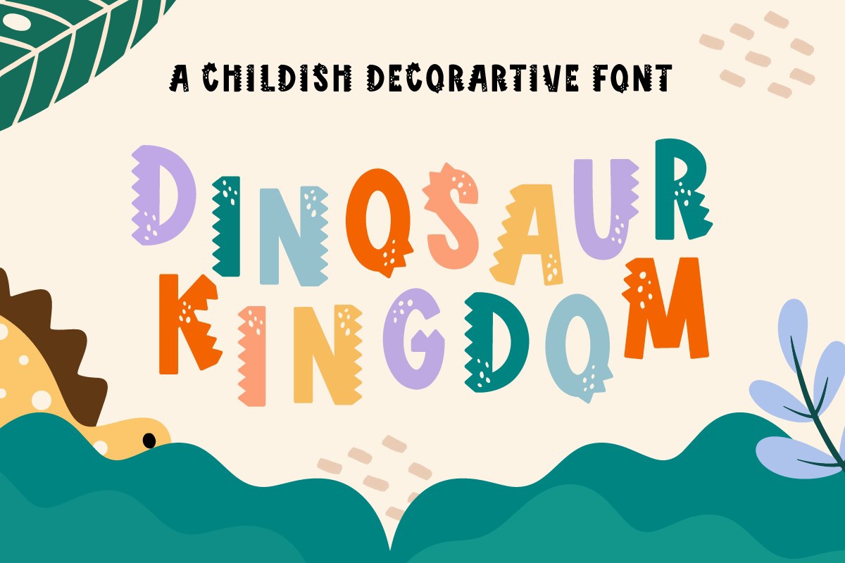 Font Dinosaur Kingdom