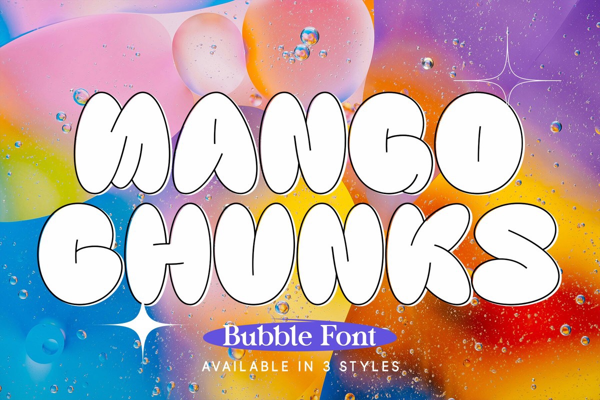 Font Mango Chunks