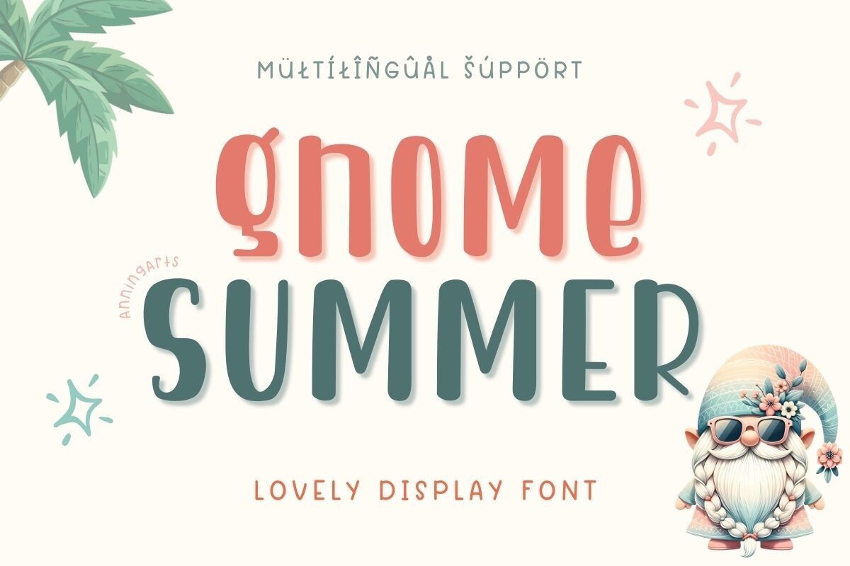 Font Gnome Summer