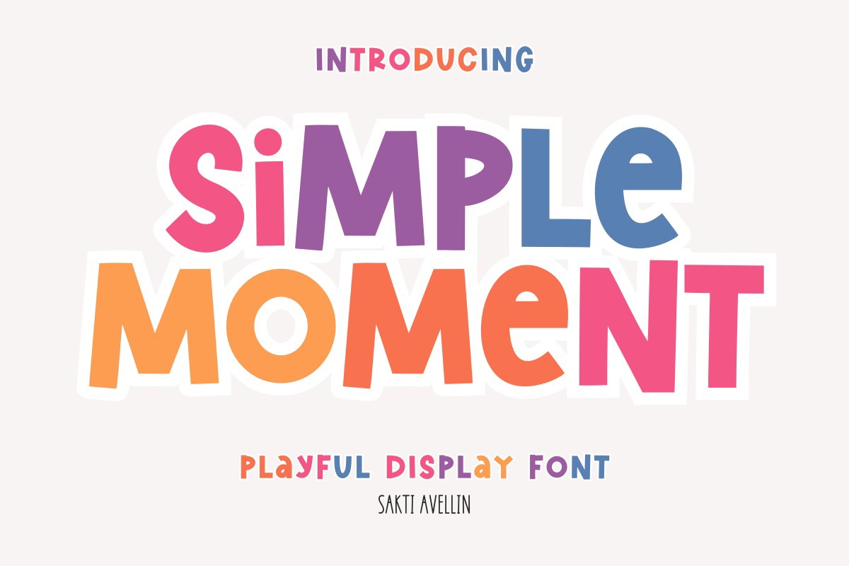 Font Simple Moment