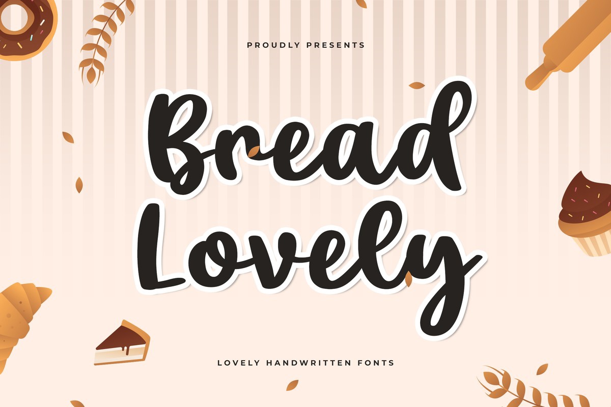 Font Bread Lovely