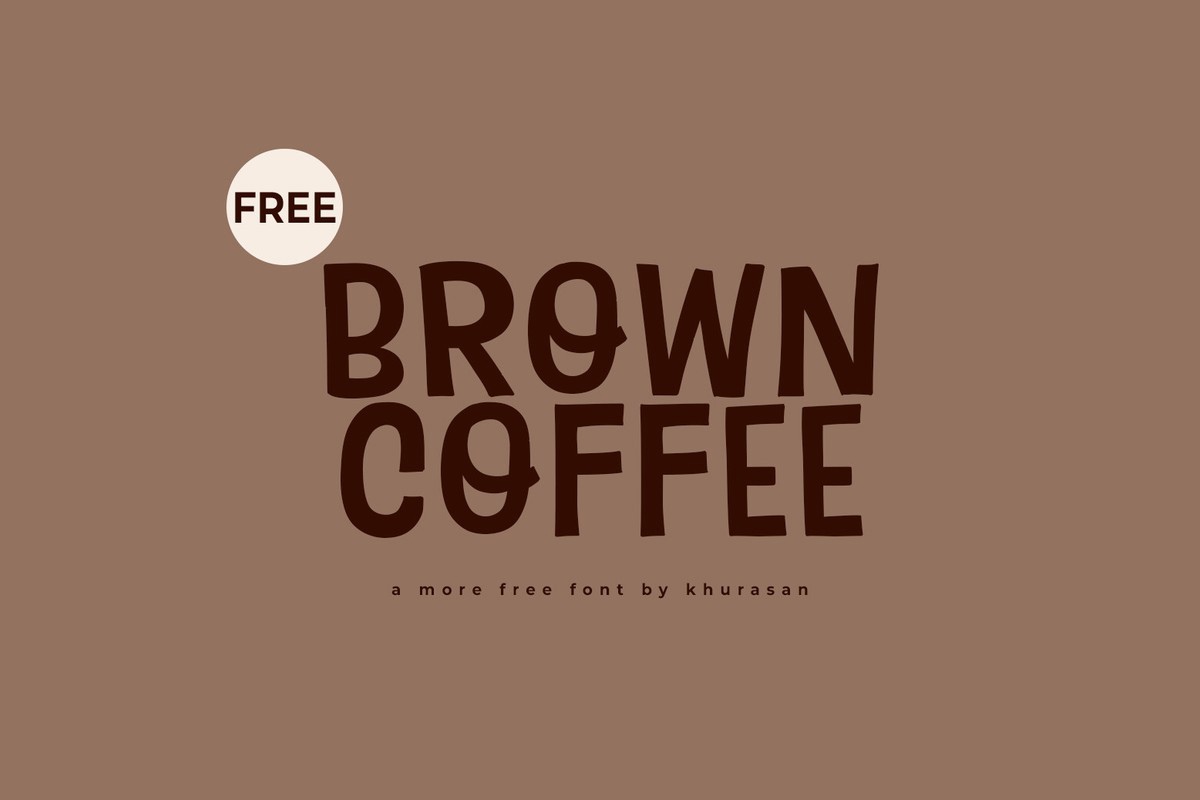 Font Brown Coffee