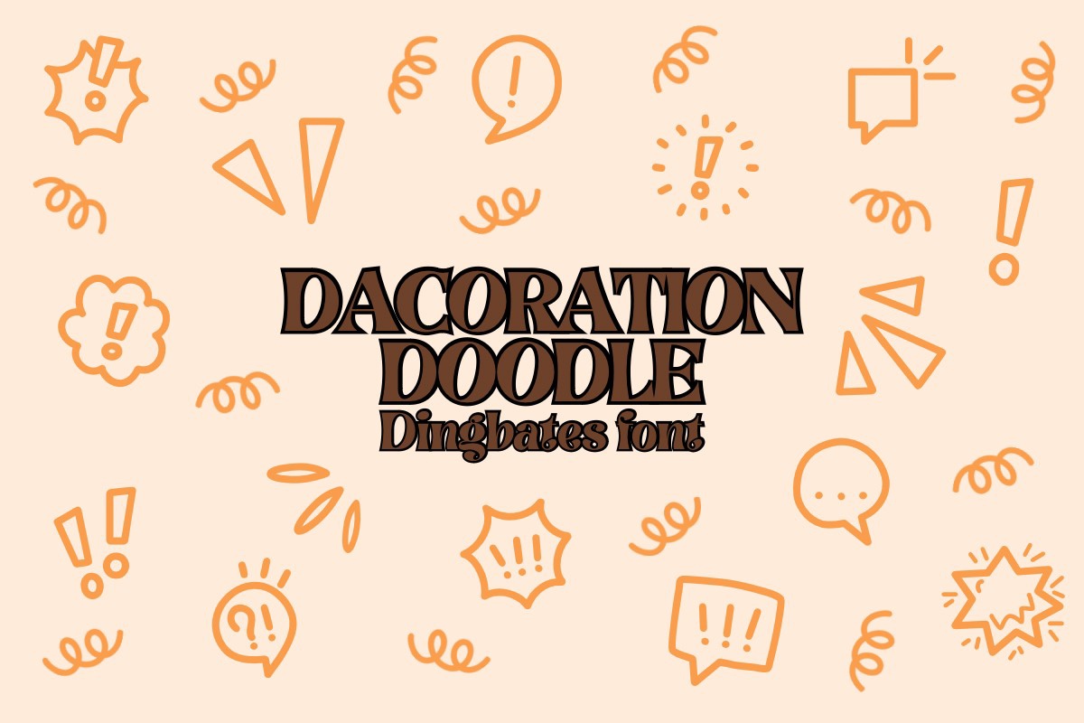 Font Dacoration Doodle