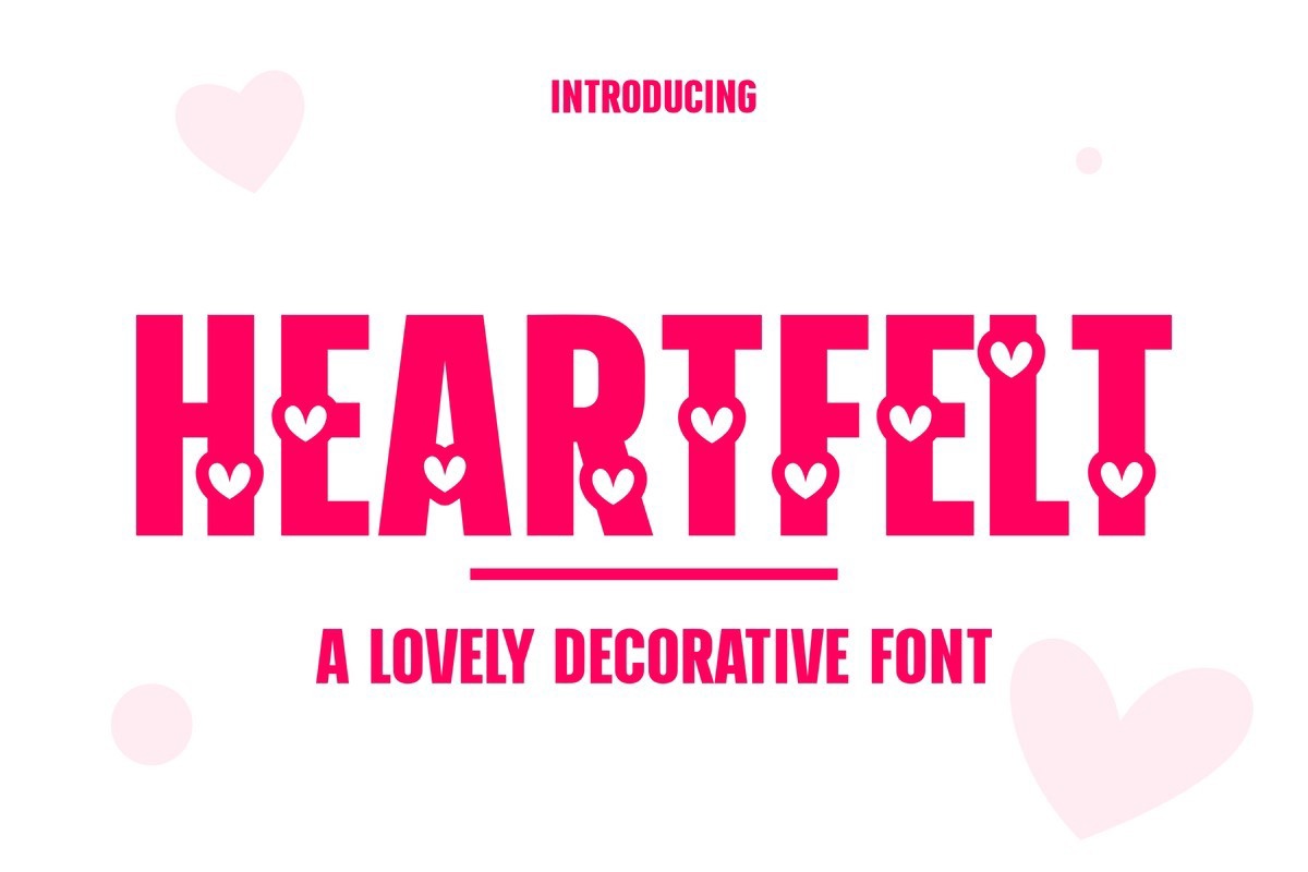 Font Heartfelt