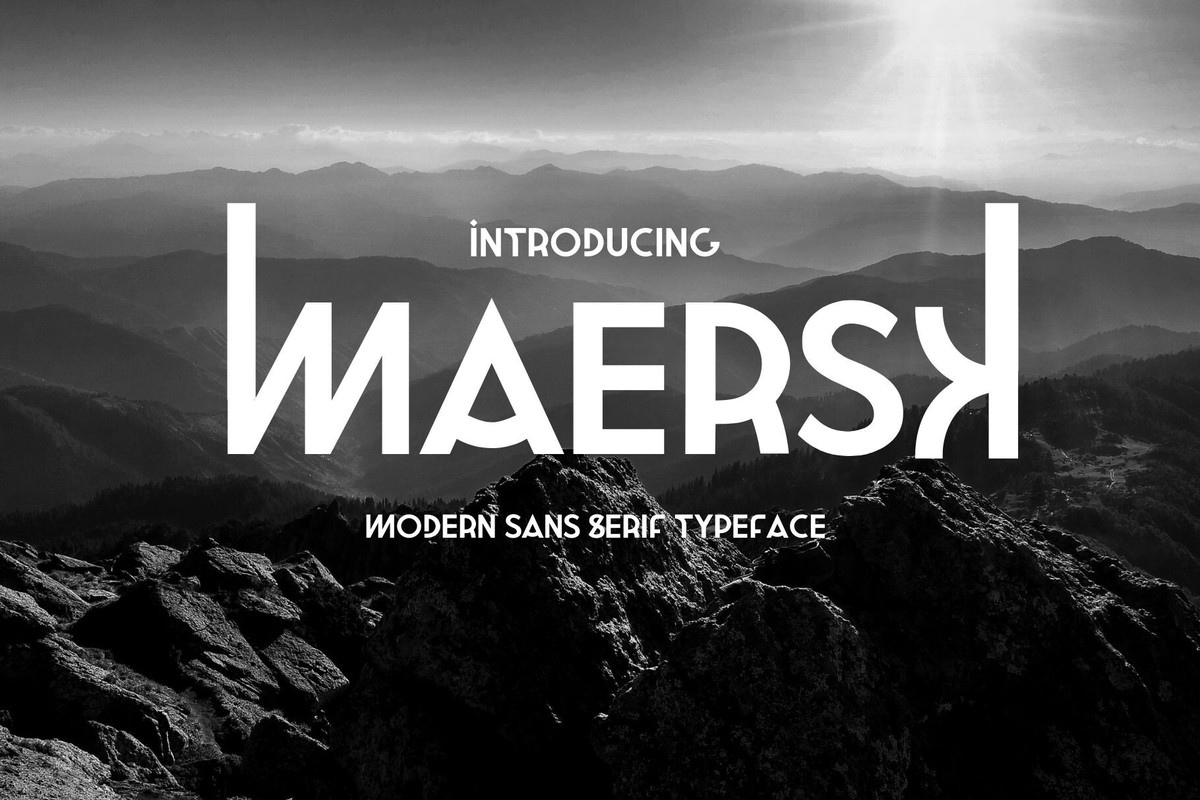 Font Maersk