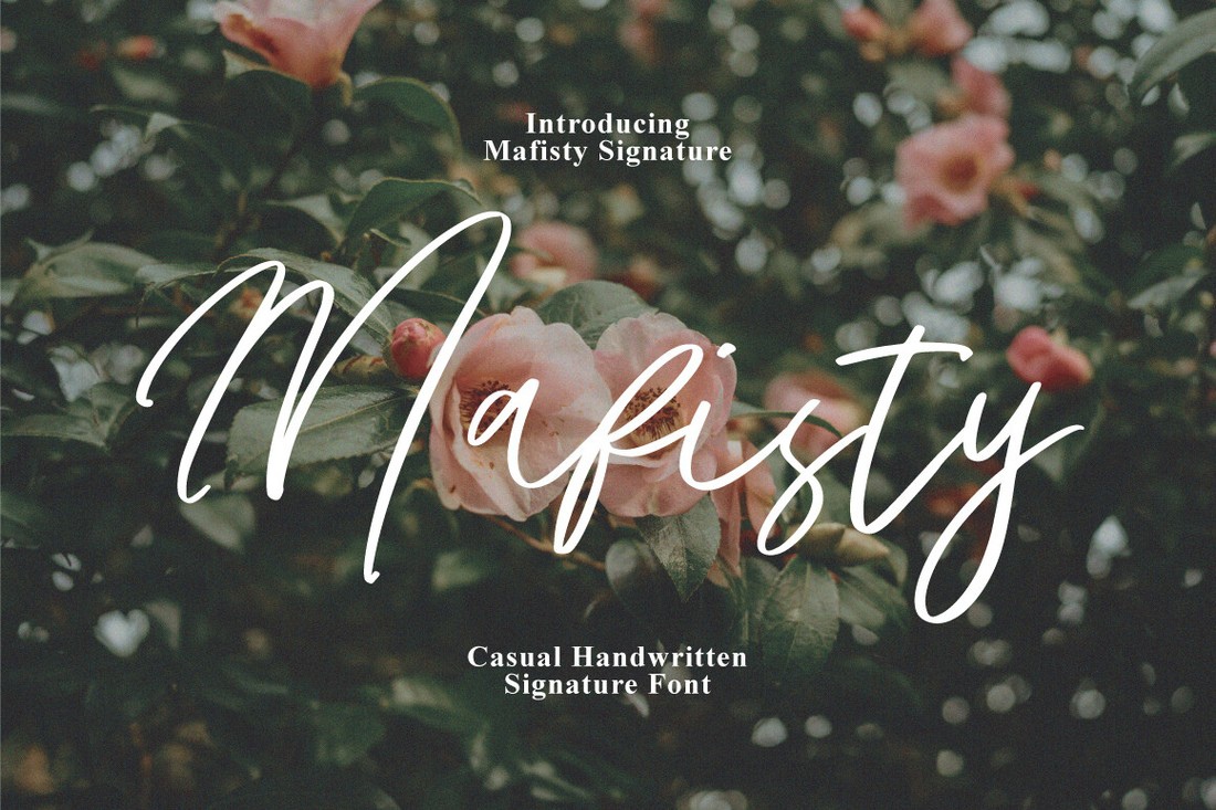 Font Mafisty Signature